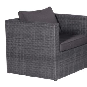 Garden Impressions Montana Lounge Sessel - earl grey - dark anthrazit