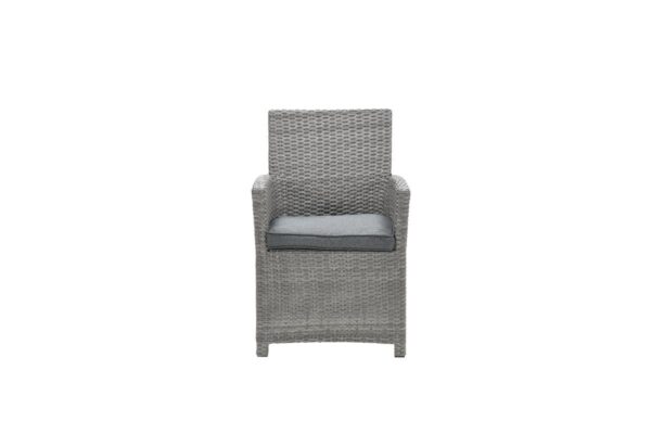 Blue bird dining fauteuil - organic grey - reflex black Blue bird dining fauteuil - organic grey - reflex black - Afbeelding 2