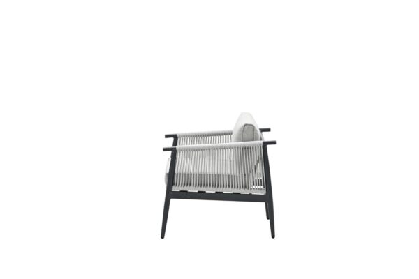 Garden Impressions Aloha lounge fauteuil - carbon black - sand - Afbeelding 2