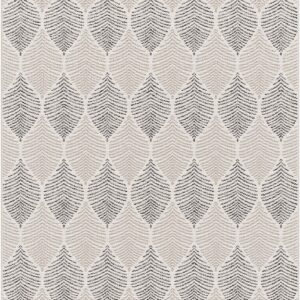 Garden Impressions Naturalis Teppich - 200x290 cm - grey leaf