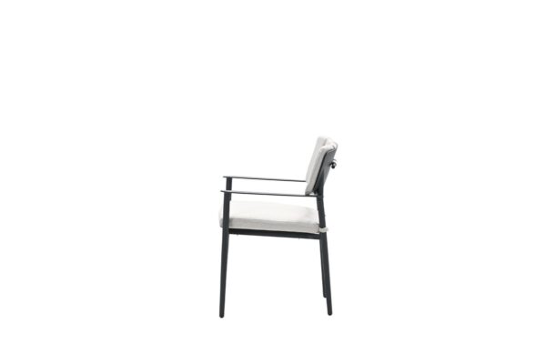 Toulon dining fateuil - carbon black - desert sand - Afbeelding 2