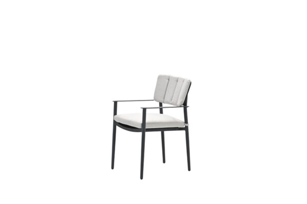 Garden Impressions Toulon Dining Stuhl - carbon black -  desert sand