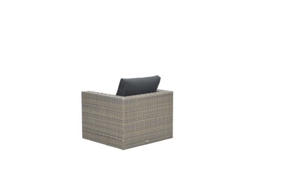 Menorca lounge fauteuil - vintage willow - reflex black - Afbeelding 2