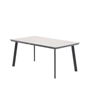 Garden Impressions Vigo Tisch - 160x90 cm - carbon black - light teak Vironwood