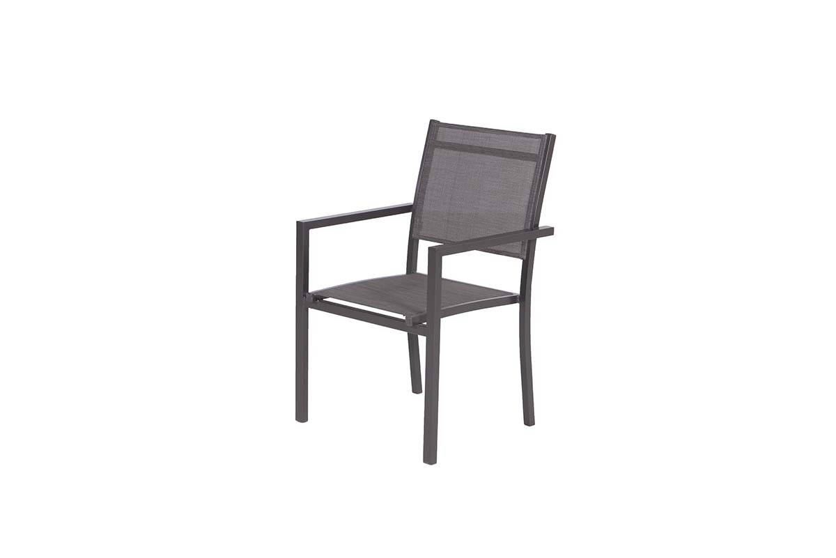 Moon dining fauteuil - carbon black - antraciet