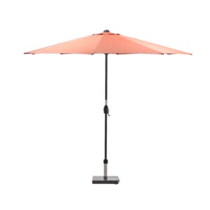 Lotus Sonnenschirm - Ø300 cm - carbonschwarz - kupfer