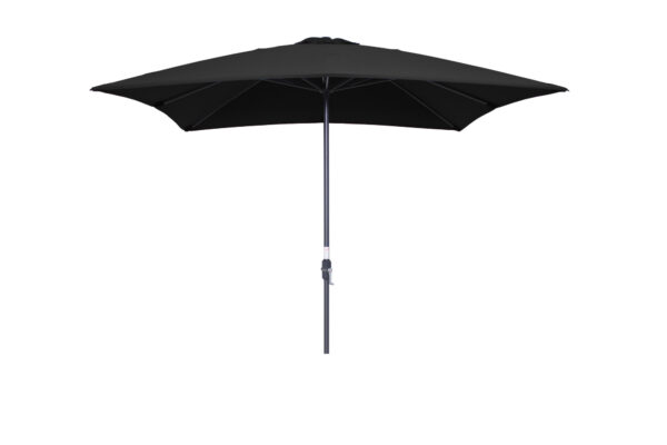 Garden Impressions Lotus Sonnenschirm - 250x250 - carbon black - Schwarz