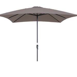 Garden Impressions Lotus Sonnenschirm - 250x250 - carbon black - Taupe
