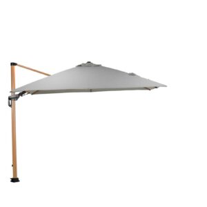Hawaii Deluxe Sonnenschirm - 300x300cm -  light teaklook - royal sand