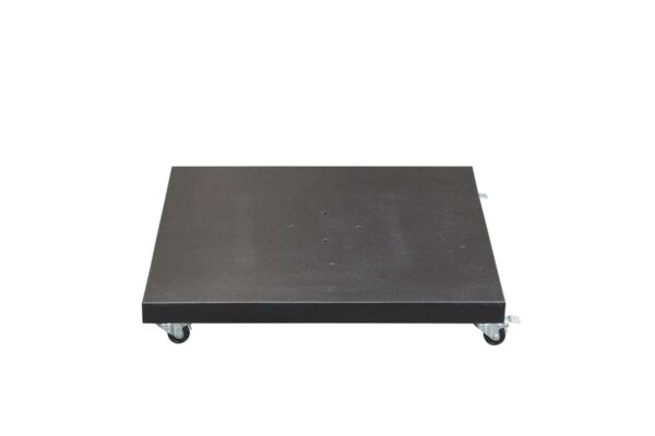 Special Hawaii granieten parasolvoet - 120 kg - zwart gepolijst - verrijdbaar - Afbeelding 2