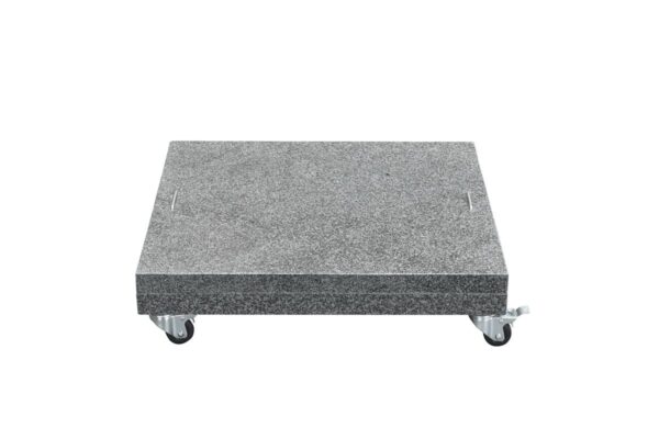 Special Hawaii granieten parasolvoet - 150 kg - space grey - verrijdbaar - Afbeelding 2