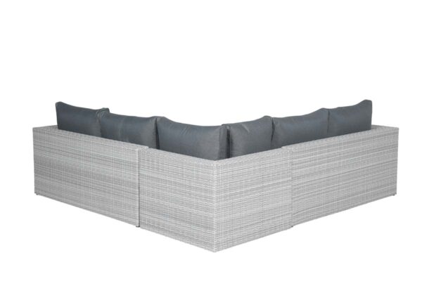 Garden Impressions Orangebird loungeset - 4 delig- vintage grey -  2-half - reflex black - Afbeelding 2