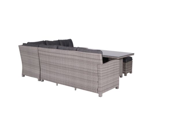 Garden Impressions Blue bird loungedining set rechts - organic grey/reflex black - Afbeelding 2