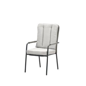 Garden Impressions Venice Dining Stuhl - carbon black - rope taupe - desert sand