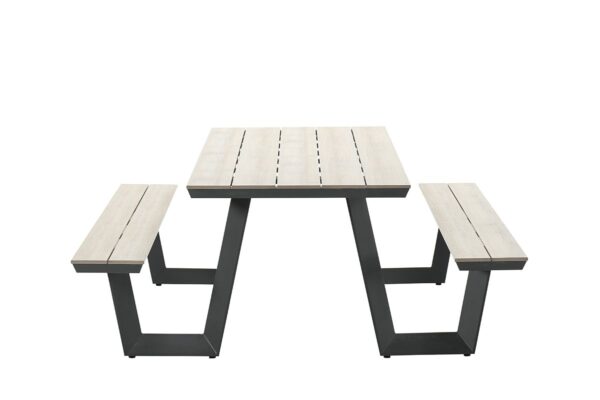 Bell picknick set - 200x178 cm - carbon black - light teak vironwood - Afbeelding 2