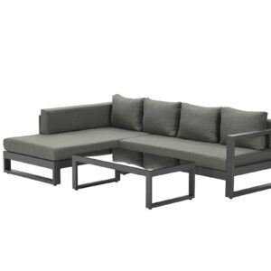 Garden Impressions Esmee Loungeset rechts - carbon black/mystic grey