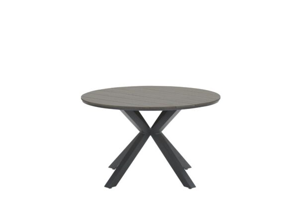 Edison tafel - rond - Ø122 cm - carbon black - grey teak Vironwood - Afbeelding 2