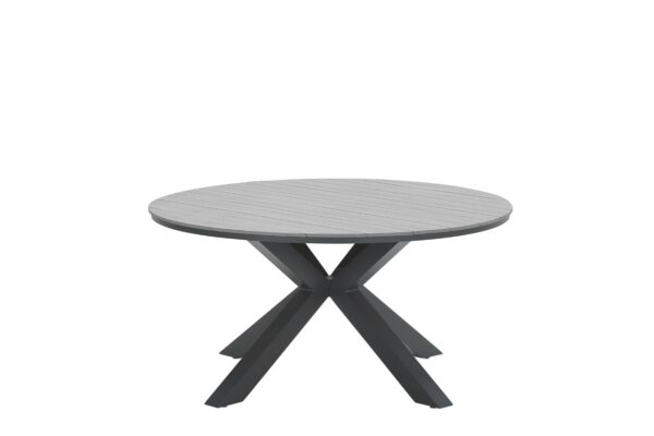 Edison tafel - rond - Ø148 cm - carbon black - grey teak Vironwood - Afbeelding 2