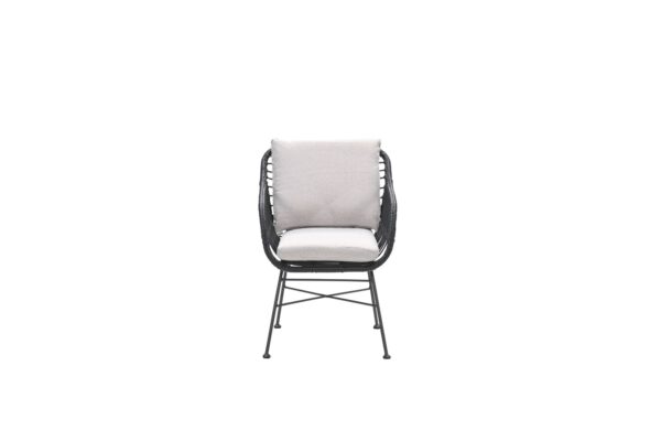 Margriet dining fauteuil - carbon black - zwart -desert sand Margriet dining fauteuil - taupe - grey sand - valley sand - Afbeelding 2