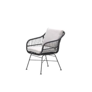 Margriet Dining Stuhl - carbon black - schwarz -desert sand