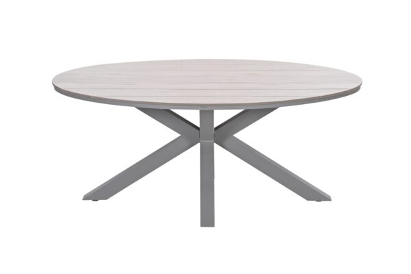 Edison tafel ovaal - 180x115 cm -taupe -light teak Vironwood Edison tafel ovaal - 180x115 cm -taupe -light teak Vironwood - Afbeelding 2