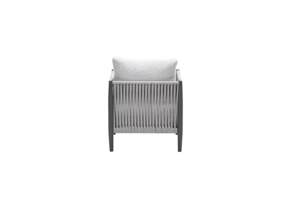Diamo lounge fauteuil - carbon black - rope grey sand - valley sand - Afbeelding 2