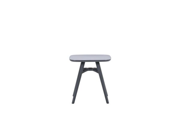 Mio kunststof tafel - 71x71 cm - antraciet - Afbeelding 2
