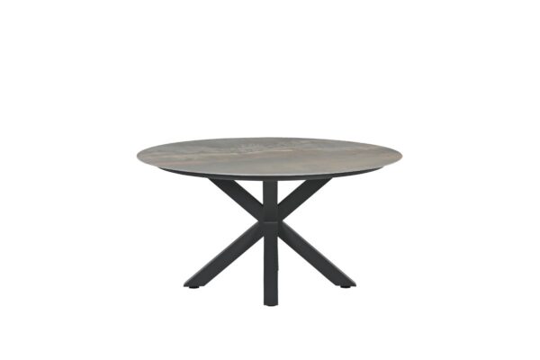 Garden Impressions Lowland Tisch - Ø150 cm - carbon black - Centostone rome bronze