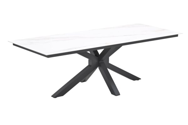 Ireland tafel - 240x100 cm - Centostone Venice white Ireland tafel - 240x100 cm - Centostone Venice white - Afbeelding 2