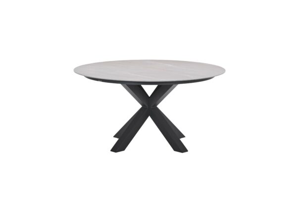 Lowland tafel - Ø150 cm - carbon black - Centostone Napoli sand - Afbeelding 2