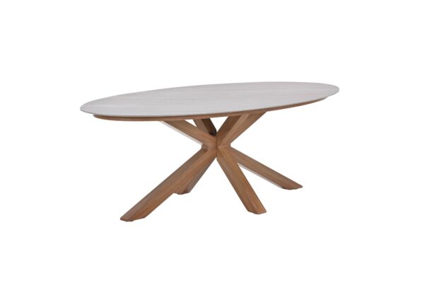 Scotland Tisch - 230x115 cm - light teaklook - Centostone Napoli sand