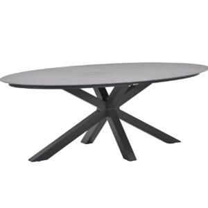 Garden Impressions Scotland Tisch - 230x115 cm - carbon black - Centostone Napoli grey