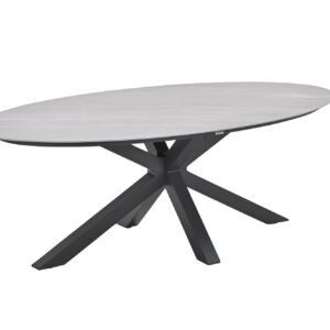 Scotland Tisch - 230x115 cm - carbon black - Centostone Napoli sand
