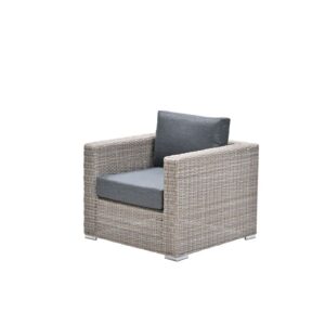 Garden Impressions Tennessee Lounge Sessel - vintage willow - Anthrazit texfiber