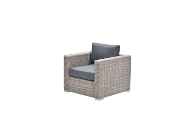Garden Impressions Tennessee Lounge Sessel - vintage willow - Anthrazit texfiber