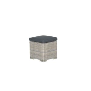 Garden Impressions Tennessee Hocker -  vintage willow - antrazit texfiber