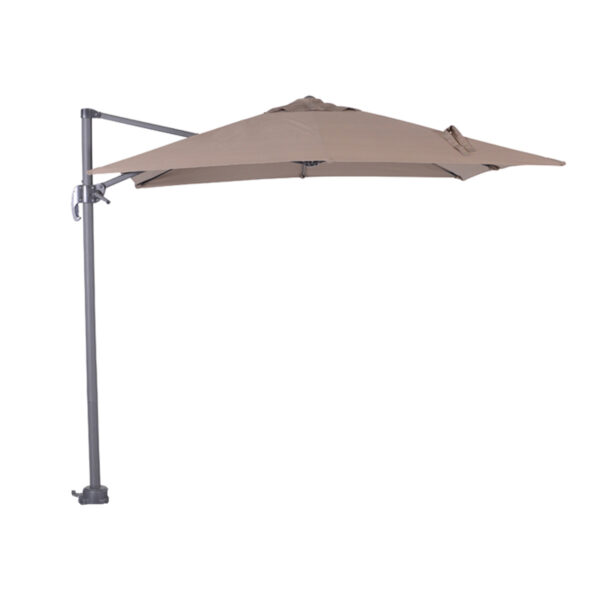 Garden Impressions Hawaii S Sonnenschirm - 250x250 carbon black/ taupe