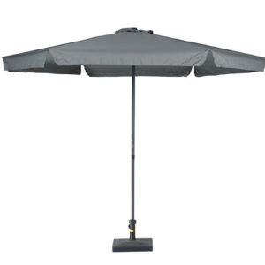 Garden Impressions Delta Sonnenschirm Ø300 - carbon black/Dunkelgrau