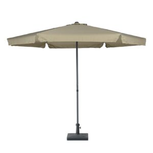 Garden Impressions Delta Sonnenschirm Ø300 - carbon black/taupe
