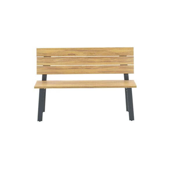 Garden Impressions Diva parkbank - carbon black/ teak look - Afbeelding 2
