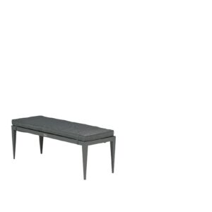 Garden Impressions Bali Bank 110x40xH50 - carbon black/ mystic grey