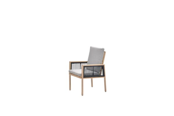 Garden Impressions Decala Dining Stuhl - aluminium hell Teaklook - desert sand