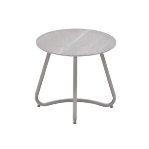 Vento Beistelltisch - Ø45xH41 cm - taupe - Centostone Napoli sand