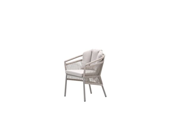 Prato Dining Stuhl - taupe -rope dakar sand - desert sand