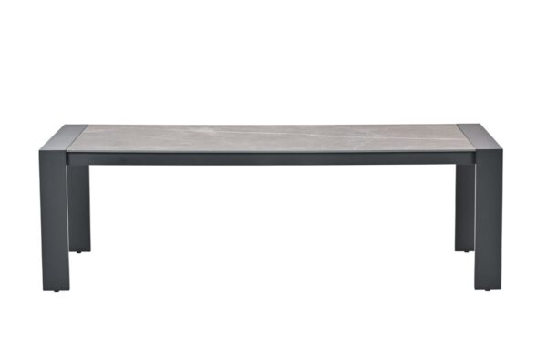 Austin tafel - 240x100 cm - carbon black - Centostone sicilian grey - Afbeelding 2