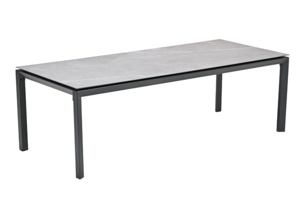 Garden Impressions Domingo Tisch - 230x100 cm - Centostone sicilian grey