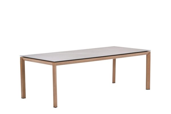 Domingo Tisch - 230x100 cm - light teaklook -  Centostone Napoli sand
