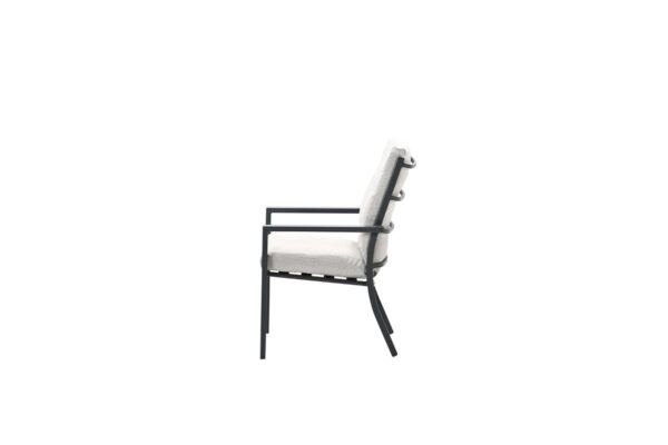 Sergio dining fauteuil - carbon black - desert sand - Afbeelding 2