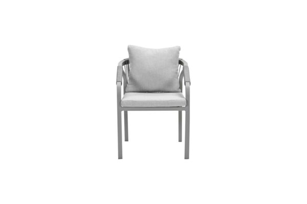Monti dining fauteuil - taupe - rope grey sand - valley sand - Afbeelding 2