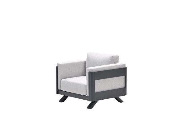 Realdo Lounge Stuhl - carbon black - valley sand